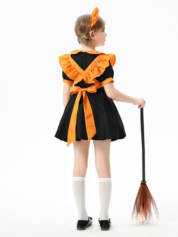 ハロウィーン子供衣装カボチャ衣装魔女衣装メイド服Lolitaプリンセスドレス女の子ショー衣装|undefined