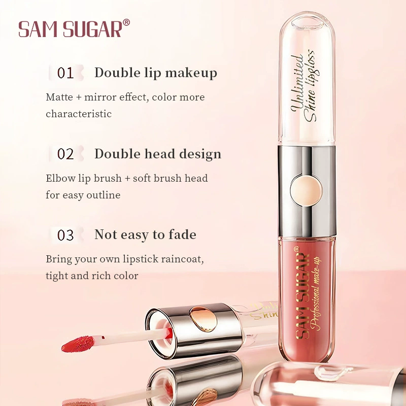 Маникюрный праймер, двусторонняя помада-блеск, помада, эффект зеркала, (Кросс-бордерная торговля)