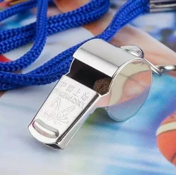 Small copper whistle coach referee whistle lifeguard sports whistle for hiking camping running sport