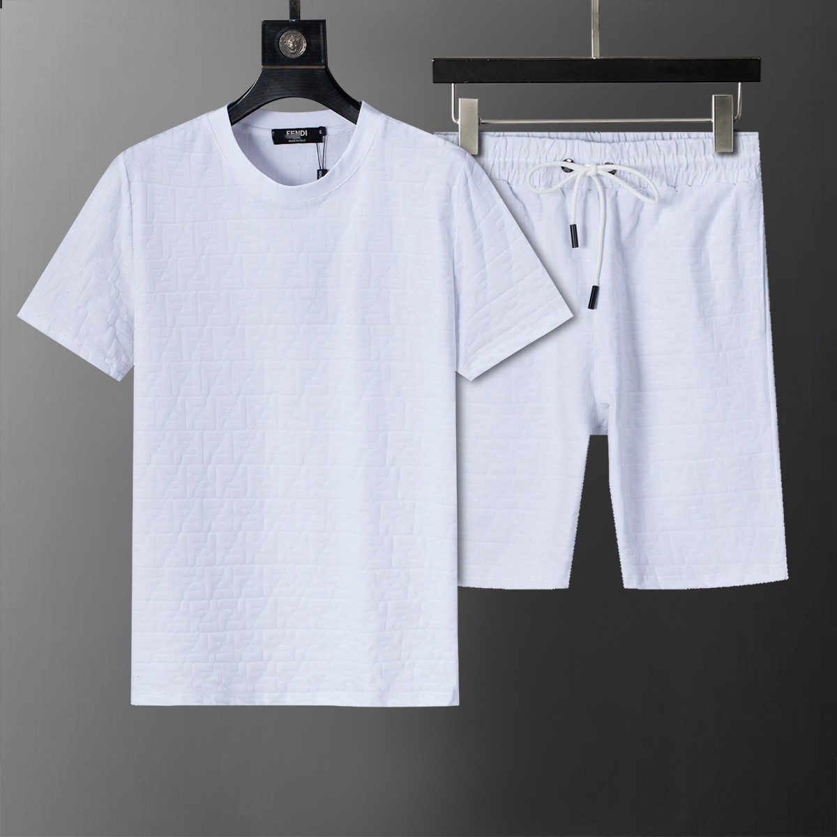 Fendi FF Motif Set 2-Piece White