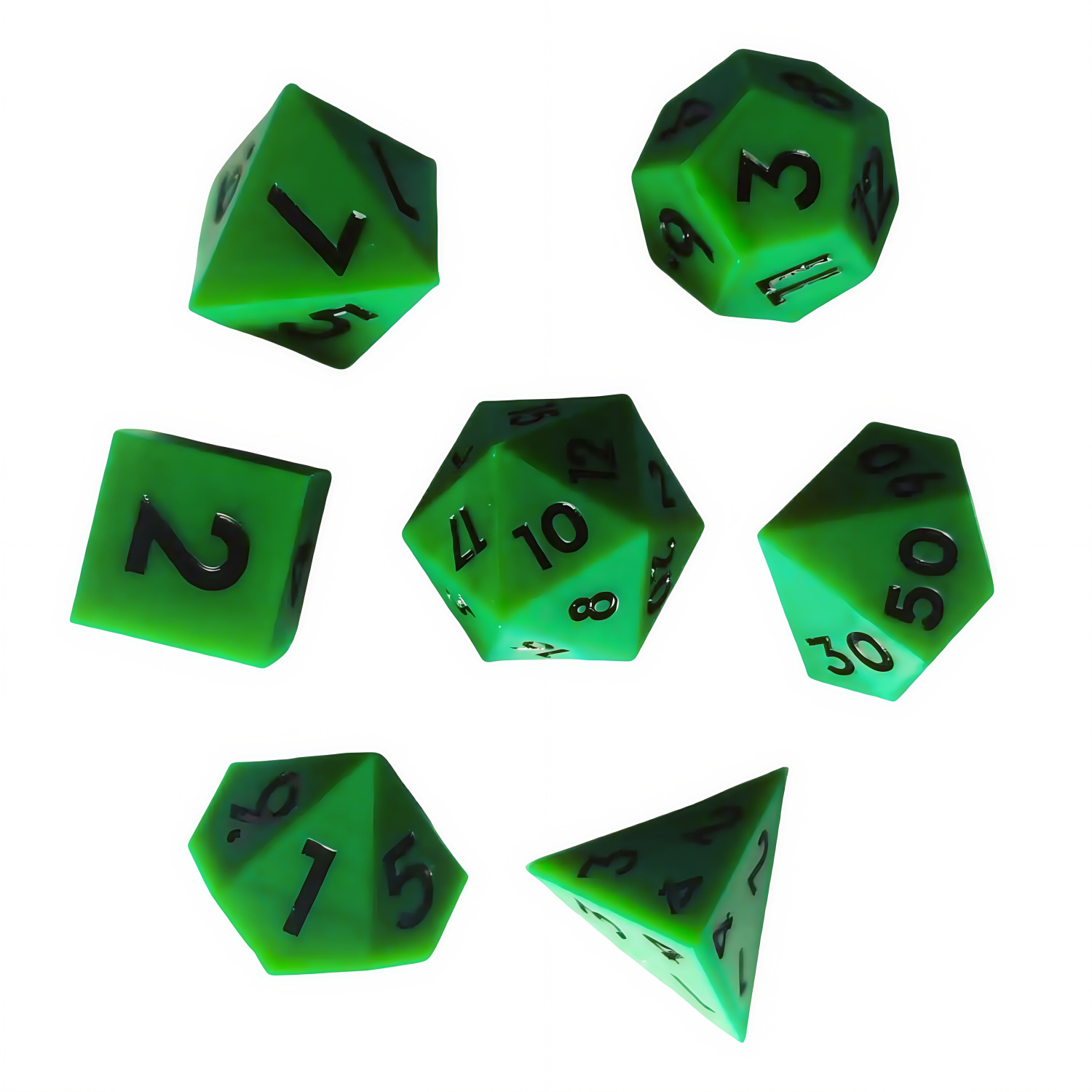 녹색 실리콘 - 검정 글씨