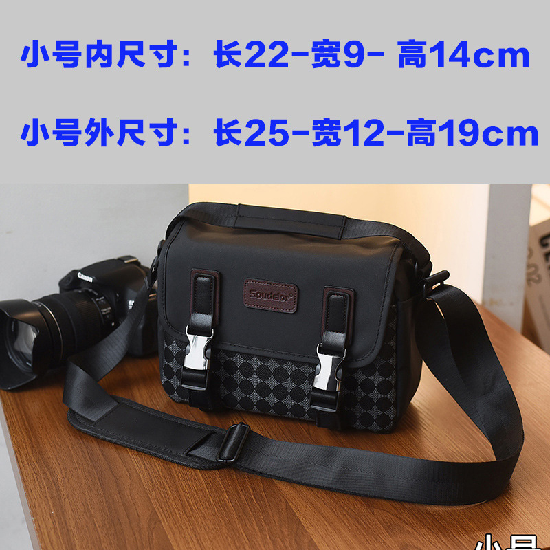シングルショルダー大容量カメラバッグ一眼レフデジタル撮影斜め掛け多機能防水マイクロシングルカメラバッグ