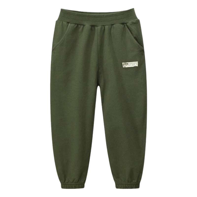 27kids Ropa infantil transfronteriza, novedades de otoño 2025, pantalones deportivos largos para niños, pantalones finos de una pieza para otoño, venta al por mayor