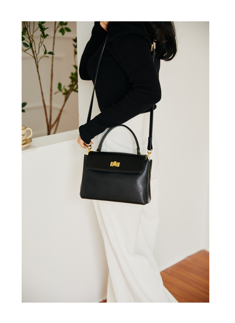 Small Square Crossbody Bag Women's Shoulder Bag Soft Leather_voghion.com