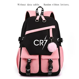 休闲背包;女士双肩包;中大学生书包