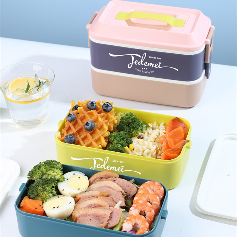 弁当箱単層二重食品級304ステンレス密封保温ランチボックスは電子レンジランチボックスに入れることができる|undefined
