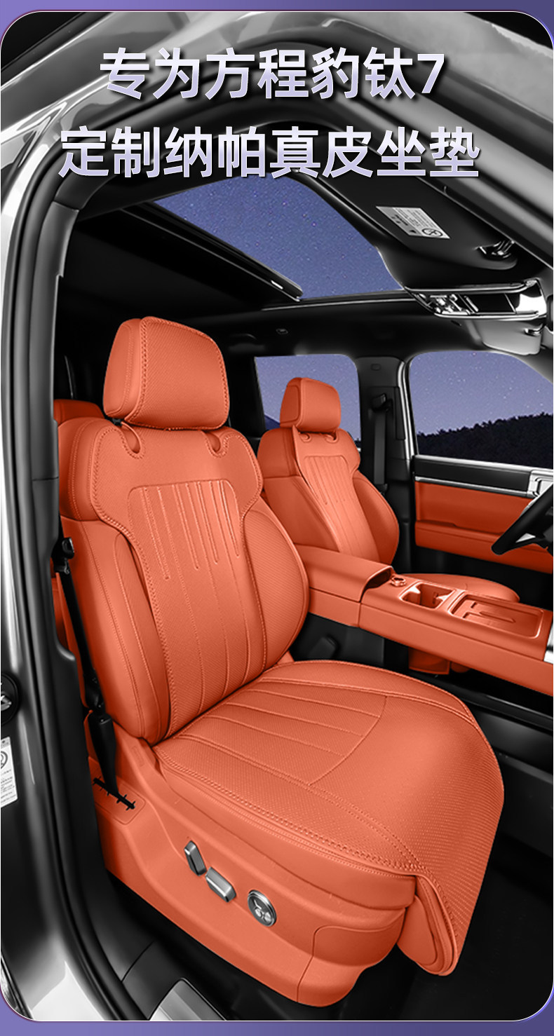 Suitable for 26 Models of Fang Cheng Bao Titanium 7 Car Seat Cushions, Universal for All Seasons, Modified Seat Cushions, Titanium 7 Accessories, Interior Seat Covers