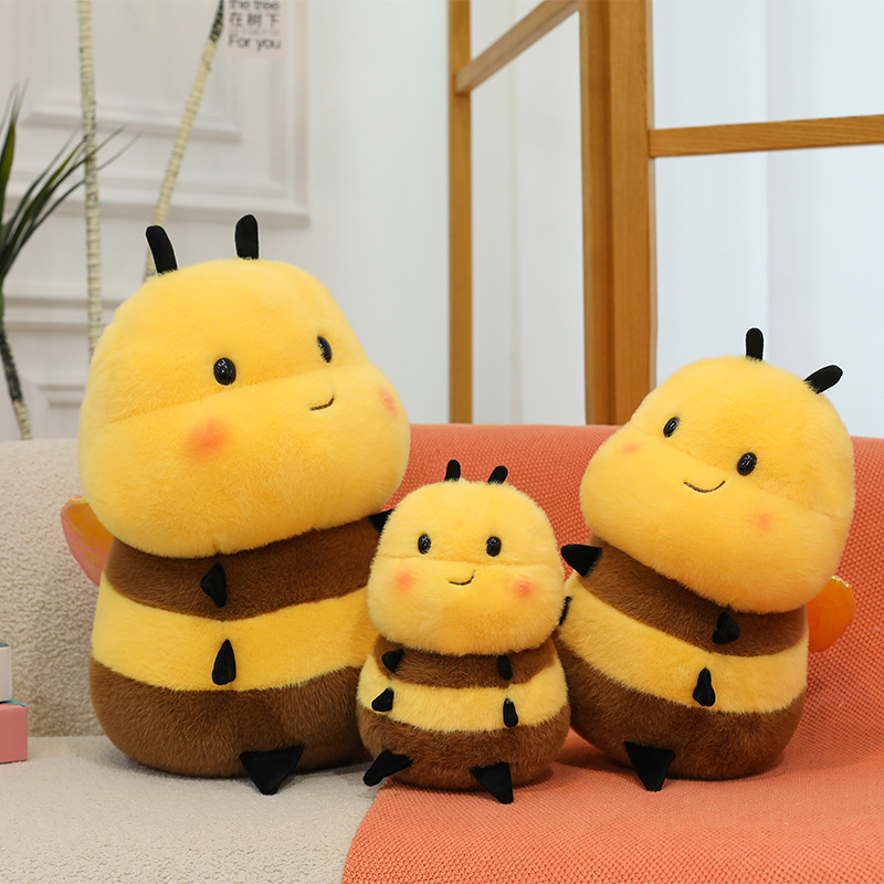 クリエイティブイエロービーぬいぐるみ人形漫画人形子供の誕生日プレゼントかわいいスロー卸売|undefined