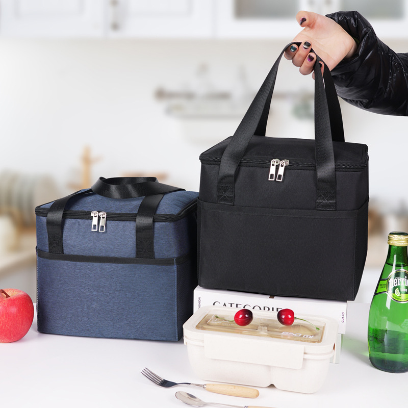 Oxford impermeable bolsa de bento bolsa de aislamiento térmico paquete de hielo de gran capacidad paquete de picnic caja de almuerzo catiónico paquete de hielo grande bolsa de aislamiento térmico