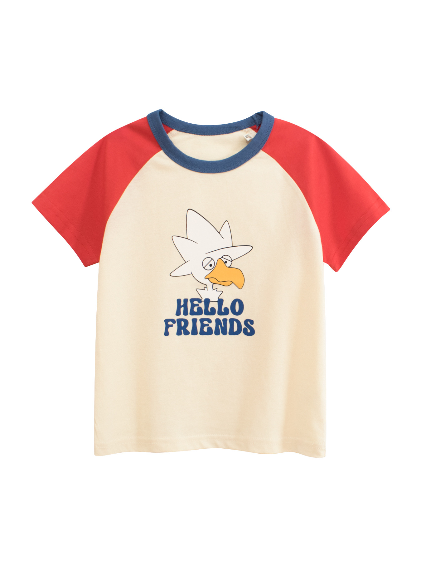 Ropa Infantil 27kids, Verano 2026, Nuevo Estilo, Camiseta de Manga Corta para Niños, Estilo Coreano, Camisetas Raglán con Dibujos Animados para Niños, Venta al Por Mayor image 1