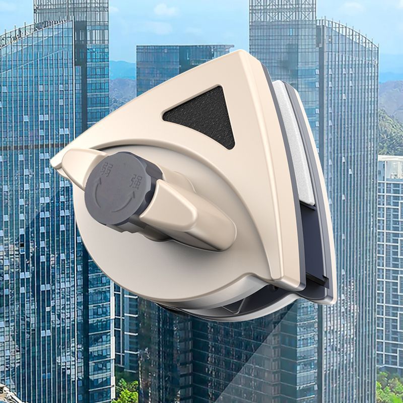 Glass Wipe Artifact Strong Magnetic Three-Layer Double-Layer Hollow Double-sided Glass Wipe Window Wipe Household Household Glass Wiper