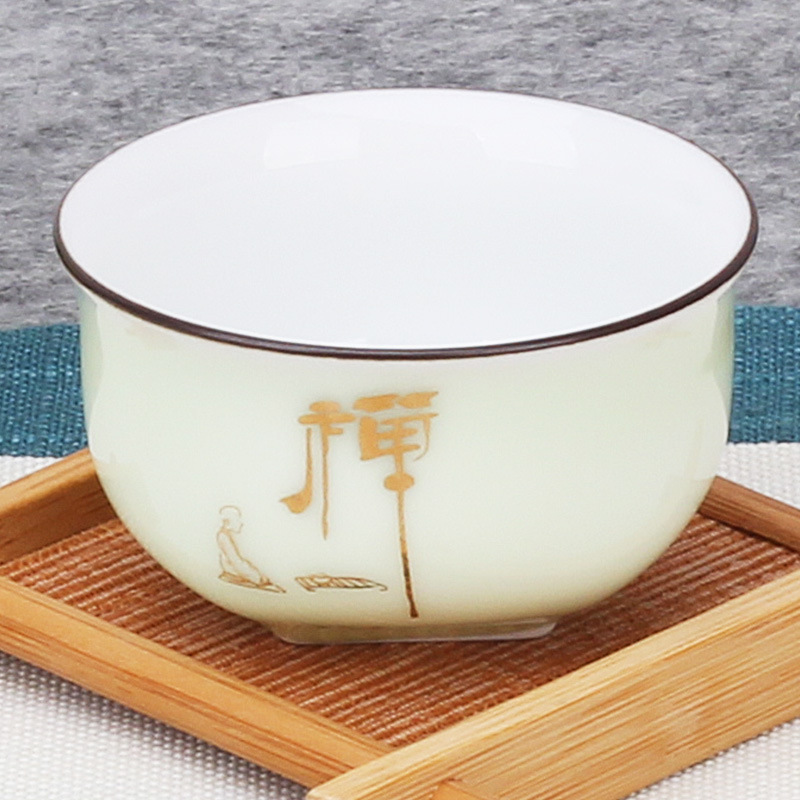 싱글 티컵 - 에메랄드 그린 젠 캐릭터