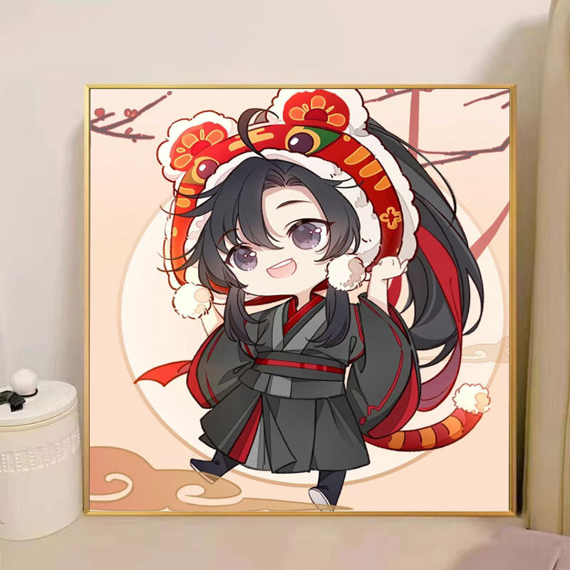 Moaodiantianguan デジタル油絵 diy 手作りデジタル着色漫画アニメーション減圧装飾画メーカー卸売|undefined