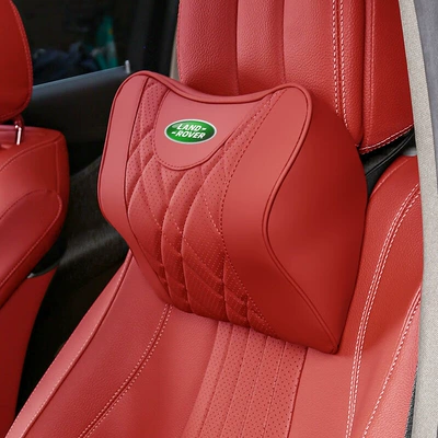 Defender Range Rover Evoque Sport Car roof lining - 1-land-rover-headrest-volcano-red