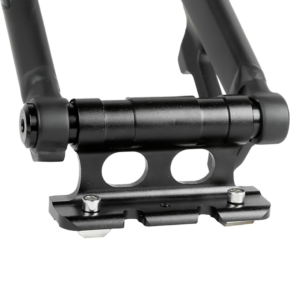 Bicicleta de transporte de coche-Soporte de horquilla delantera fija-soporte de techo de coche soporte de horquilla delantera de eje de barril de liberación rápida