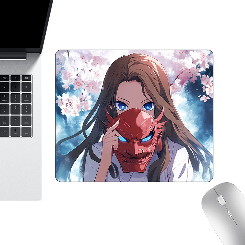 二次元ゲームマウスパッド、厚みのあるエッジロックeスポーツ専用アニメキーボードパッド、大型の汚れ防止と耐摩耗性デスクパッド|undefined