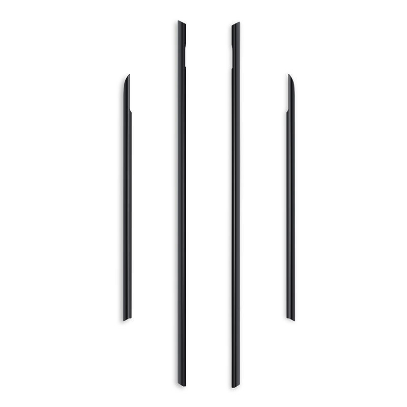 Ford Stainless Steel Window Trim for Ford Bronco Black Warrior Chrome Strip (Other Car Modifications) - black-titanium