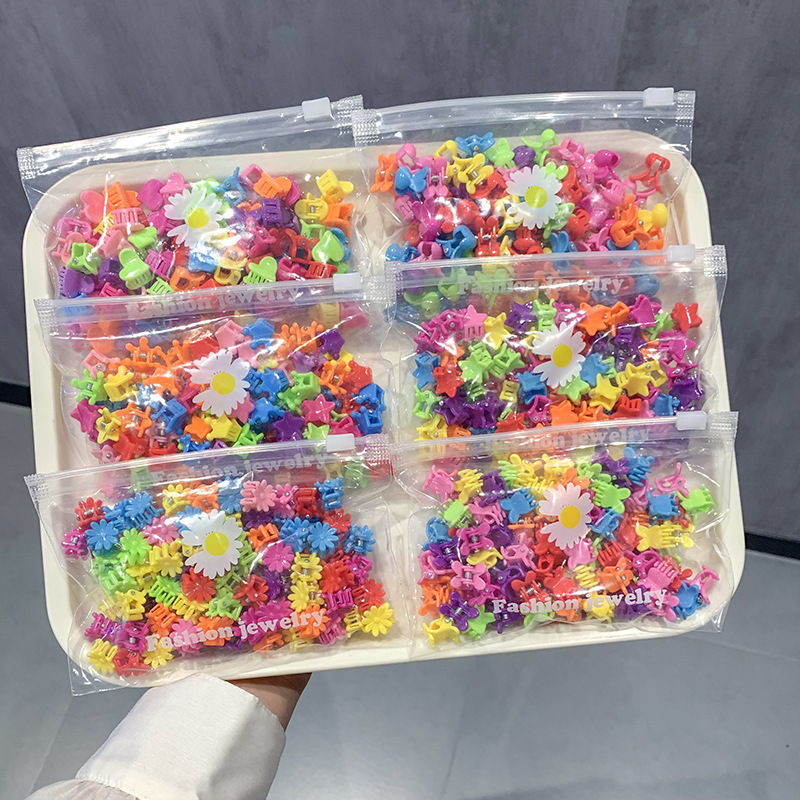 Dopamine Colorful Small Hair Clips Cute Baby Children's Small Clips Girls' Hair Clips Hair Accessories Hairpins Baby Hair Clips