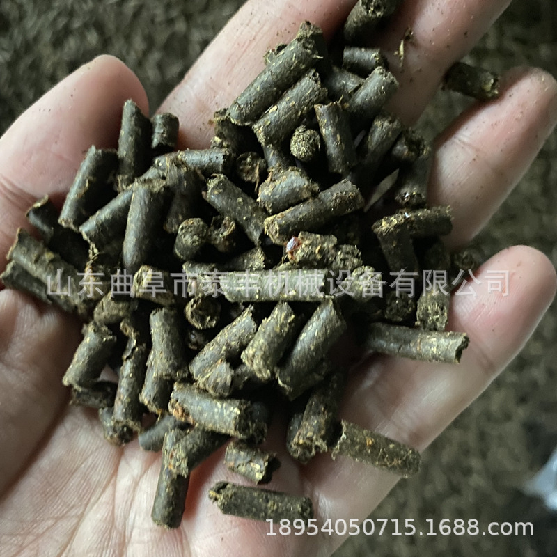 宁夏环模牛羊饲料颗粒机组 生物质颗粒造粒机 秸秆压制颗粒机