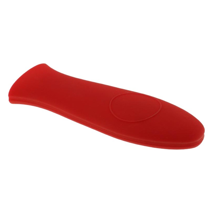 Cubierta de aislamiento de mango de olla de silicona engrosada sartén de hierro fundido sartén antideslizante antiadherente cubierta de mango de olla de silicona cubierta de la manija resistente a altas temperaturas