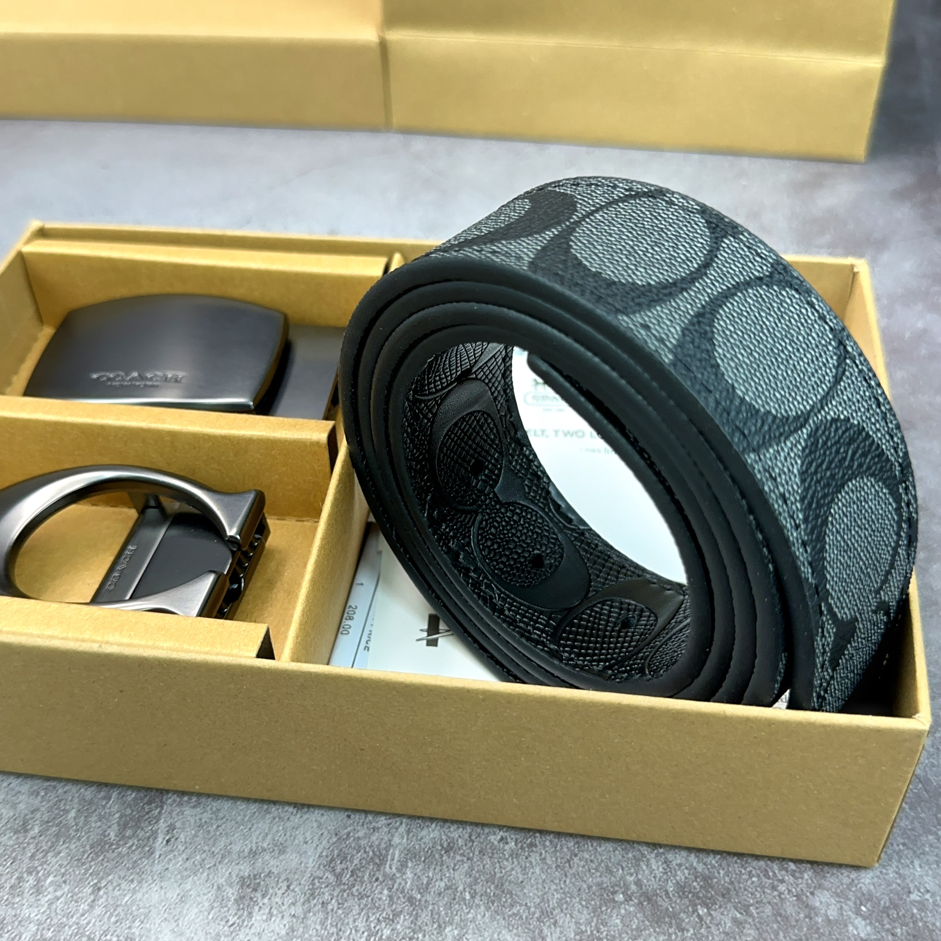 Double-sided flower C- button flat buckle