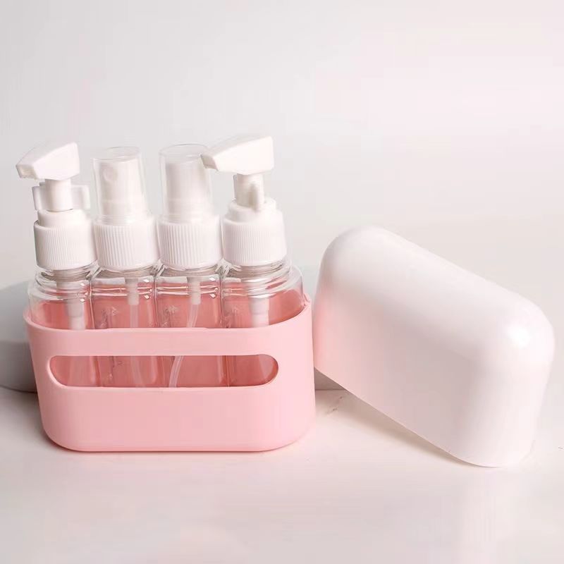 詰め替えボトル旅行セット化粧品ボトルプラスチックボトル家庭用ローションボトルシャンプースプレーボトルセット携帯用収納|undefined