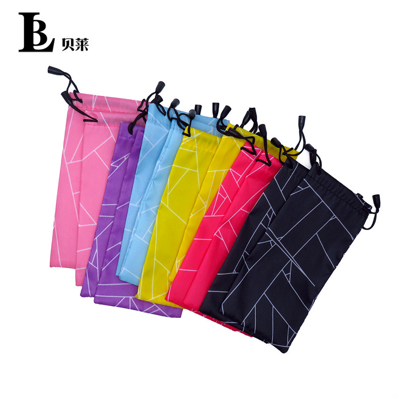 Wholesale Colorful Eyeglass Bags, Thickened Sunglasses Storage Bags, Double-Sided Velvet Drawstring Pouches, Customizable Logo, Sunglasses Frames, Eyeglasses