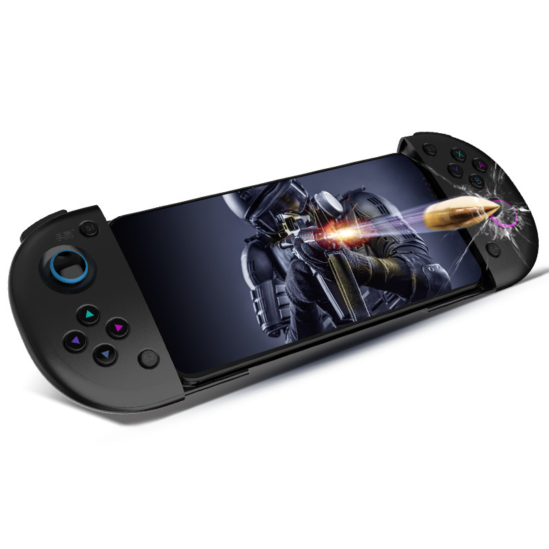 Android Mobile Game Controller Genshin Impact Type-C Peace Elite Stretchable Side Charging Handheld Console