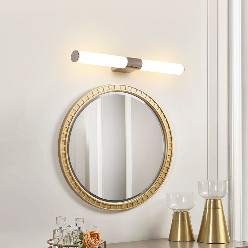北欧简约LED镜前灯现代浴室洗漱台卫生间镜柜化妆镜批发灯饰灯具