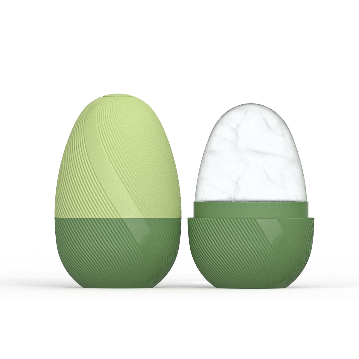 새로운 스타일 - 달걀 모양의 녹색