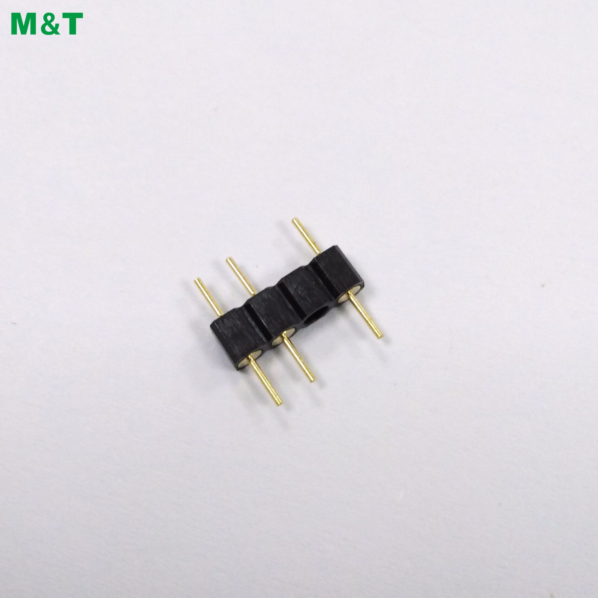 1x3P 排针 2.54(mm) 单排针 圆针 圆脚 镀金 2.54圆孔排针
