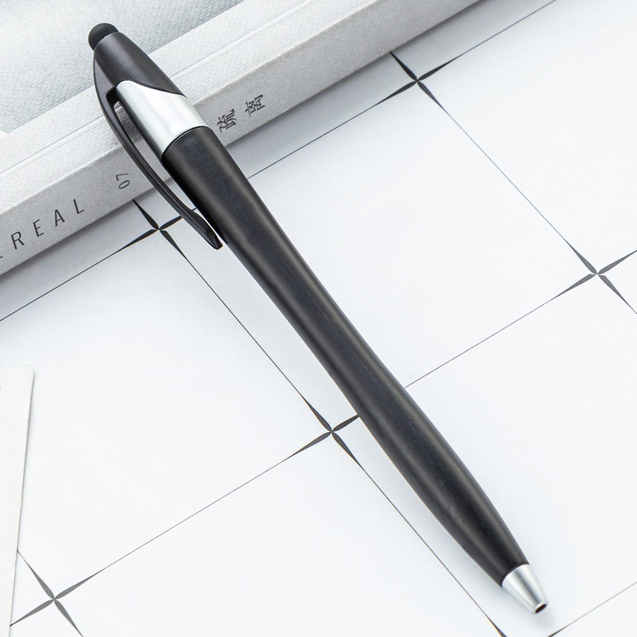 Fabricante mayorista bolígrafo de plástico imprimible logotipo capacitivo de escritura a mano bolígrafo publicitario regalos bolígrafo promocional