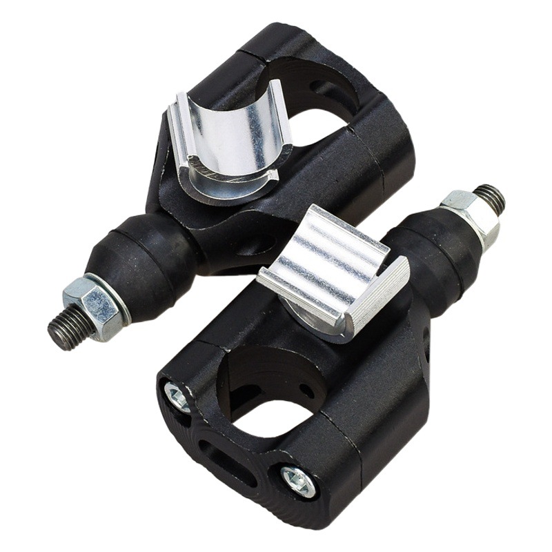 Universal motocicleta todoterreno accesorios de modificación de vehículos grifo bloque de presión engrosada titular de la tarjeta refuerzo reducir código de presión del manillar