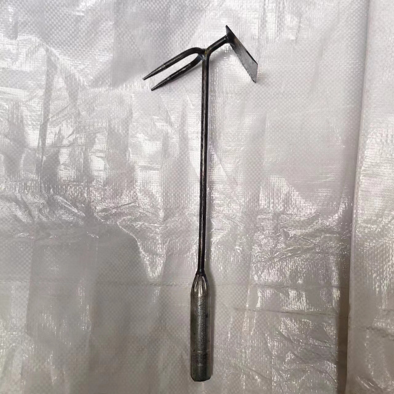 家用小号农用两头忙锄头耙子园艺工具农用两用锄头耙子厂家货源