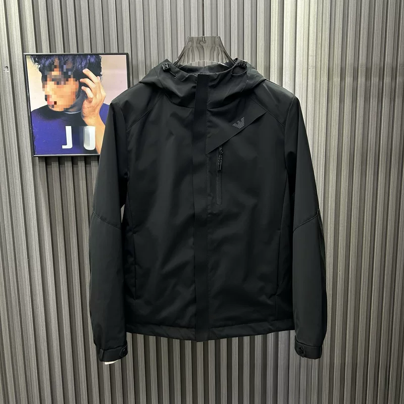 Jacket with hood, European style