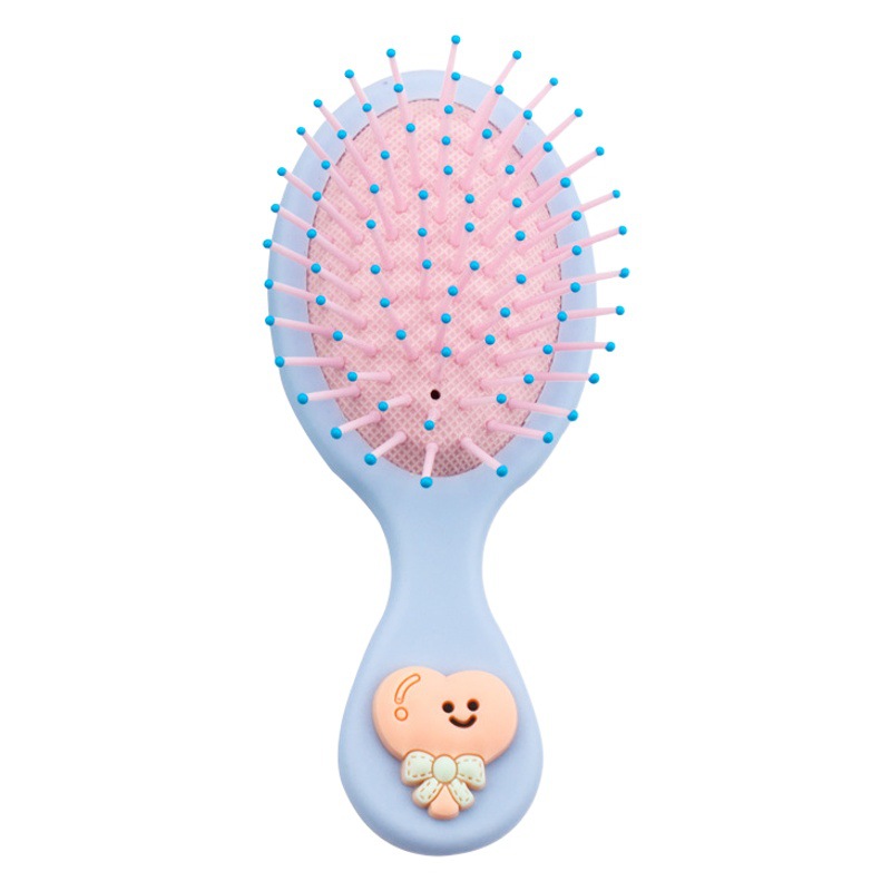 Estilo coreano ins aire cojín peine lindo dibujos animados oso airbag peine suave lindo chica corazón portátil niña pelo peine