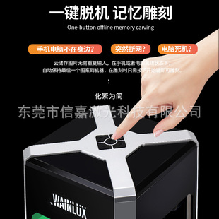 Factory Direct Sales K6 Mini Laser Engraving Machine Small Electric Wooden Board Leather Portable Micro Desktop Marking Machine