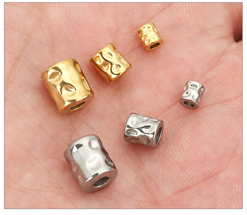 5g Weight Beads Jewelry Making Type DIY Ornament Accessories Classification 10 PCS/Package Quantity 304 Stainless Steel Material 10 PCS/Package 304 Stainless Steel Geometric DIY Ornament Accessories Beads