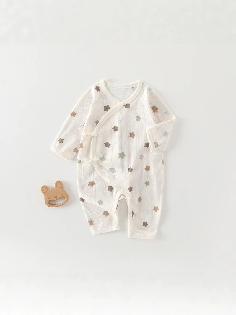 Summer children's cotton thin overall for new born