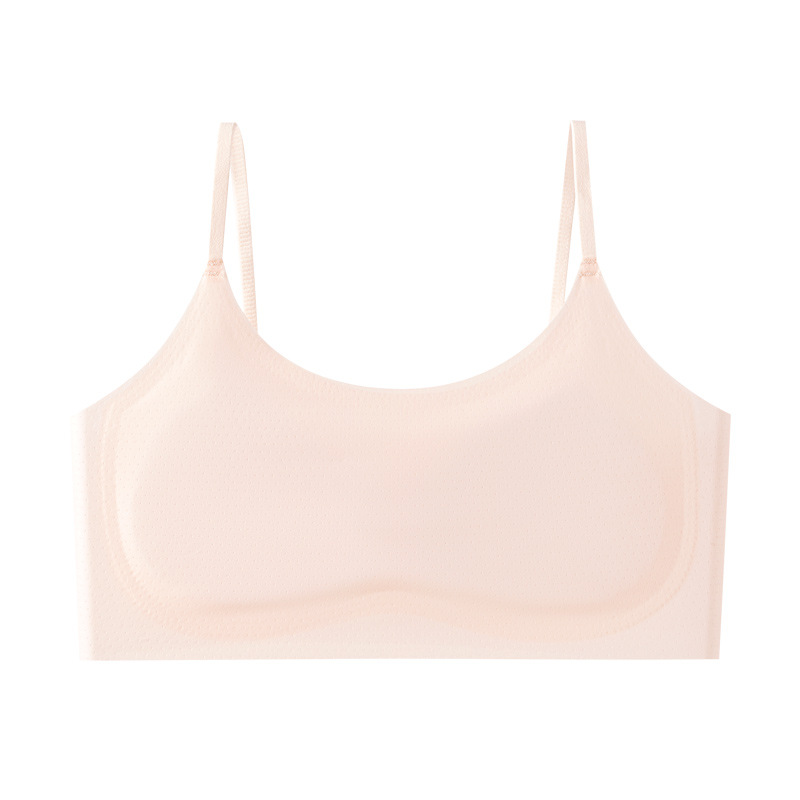 Development period vest female seamless inner wear high school primary school girl underwear children junior high school student bra