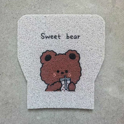Electric vehicle foot mat Pedal - milk-tea-bear-no-9-mzmix-without-side-tread-version