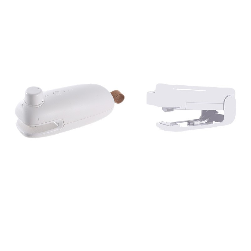 Máquina selladora de bolsas de plástico portátil, recargable, pequeña, para el hogar, dispositivo de sellado de plástico, mini selladora térmica.
