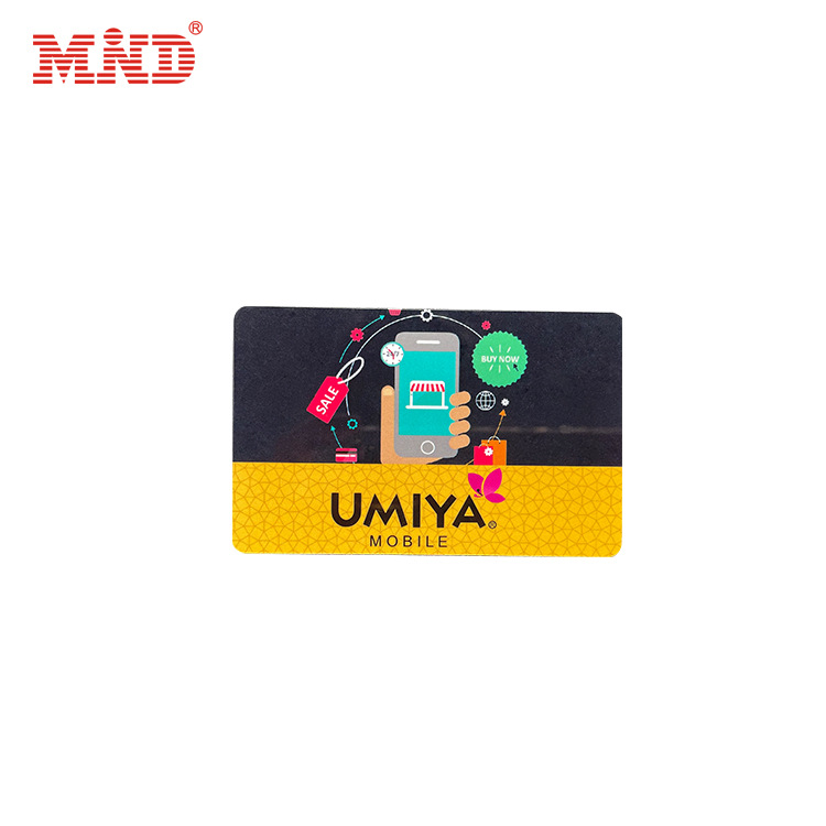Transparent PVC ID Printed Card Blank Card Available