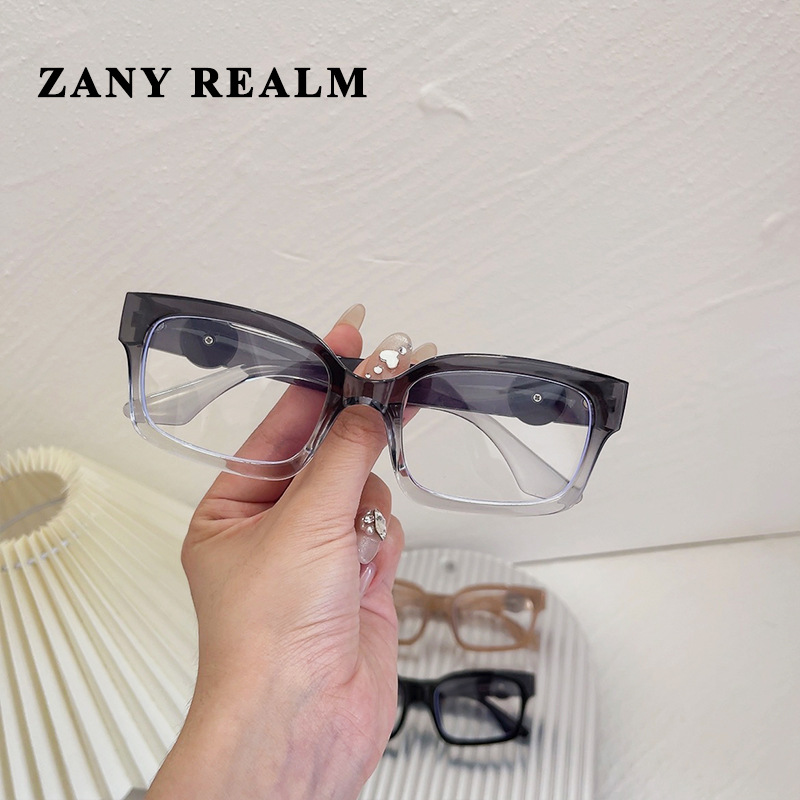 Nuevo retro Costa Oeste Americano gafas lisas ojo de gato generoso marco Comercio Exterior anti luz azul marco fabricante en stock