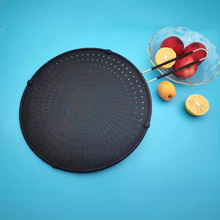 厨房防油煎炸挡油网防油溅 不锈钢硅胶防溅网 多用蔬菜沥水过滤网