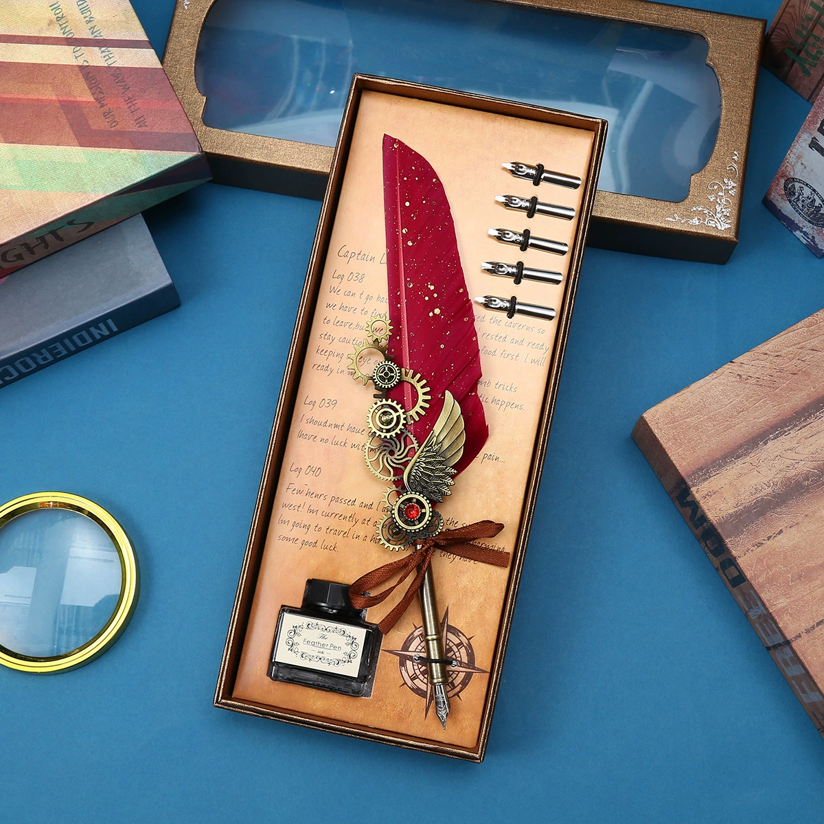 Writing brush, gift pen, Birthday gift, high-quality style, creative gift