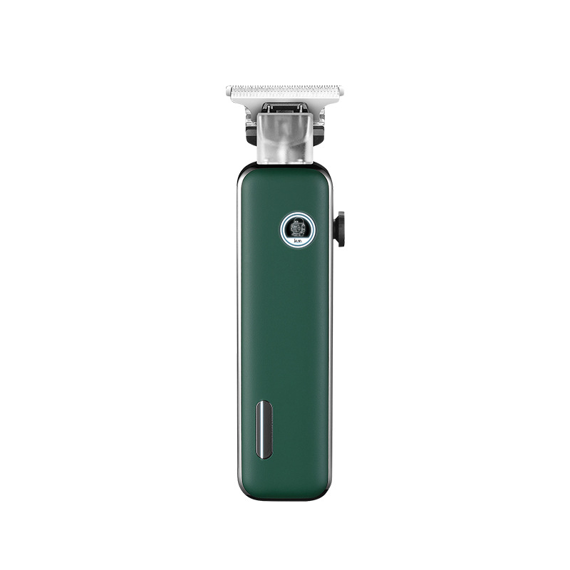 Cortadora de pelo eléctrica profesional Kemei KM-5098 de alta potencia y silenciosa con cabezal de aceite, recargable por USB, ideal para peluquerías.