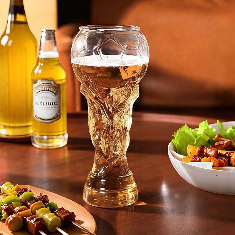 ヘラクレスカップワールドカップビールカップバークリエイティブ大容量ビールカップパーソナライズされたガラスサッカーホームワインカップ|undefined