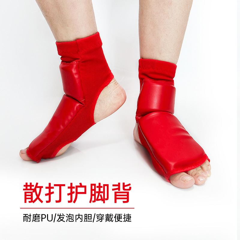 Sanda Foot Protection, Martial Arts Foot Protection, Karate Foot Protection, Ankle Protection, Martial Arts Training Foot Covers, Comfortable and Breathable Ankle Protectors, Foot Protection
