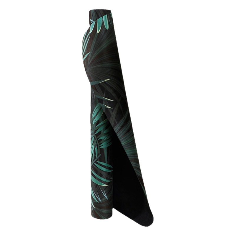 1.5MM suede yoga velvet yoga mat natural rubber cloth household sweat-absorbent non-slip foldable shock absorption